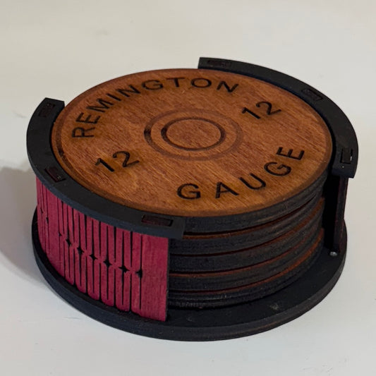 12 Gauge Shotgun Shell Coasters