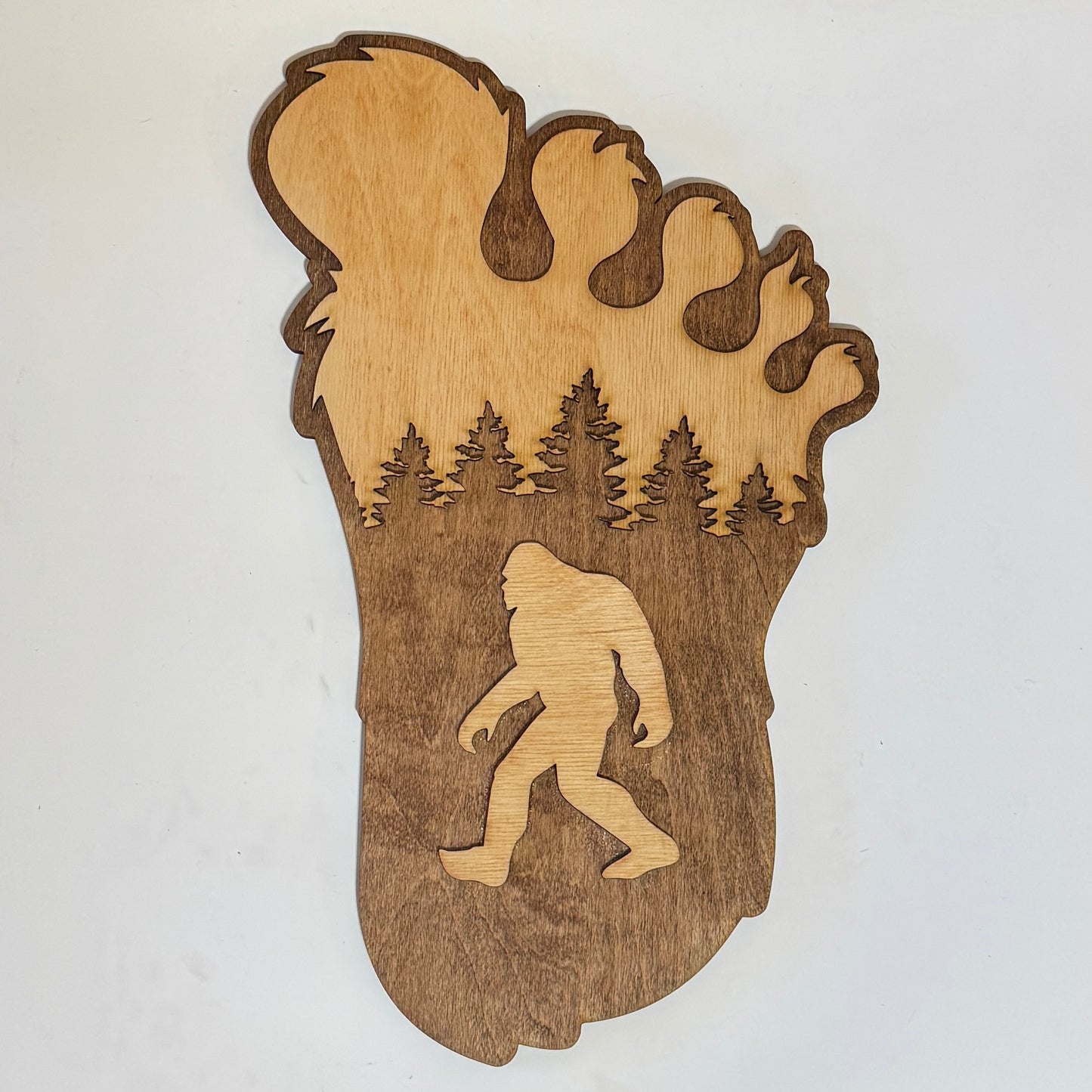 Bigfoot Footprint Wall Decor