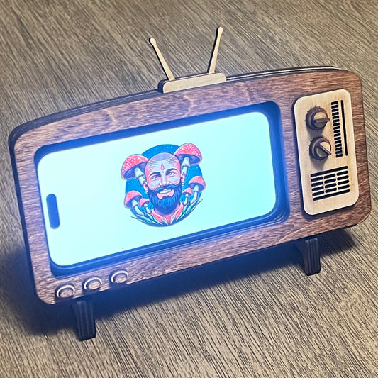 Retro TV Phone Stand